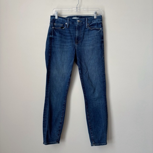 Good American Good Legs Jeans Sz 6 28 Skinny Blue200 - Picture 8 of 8